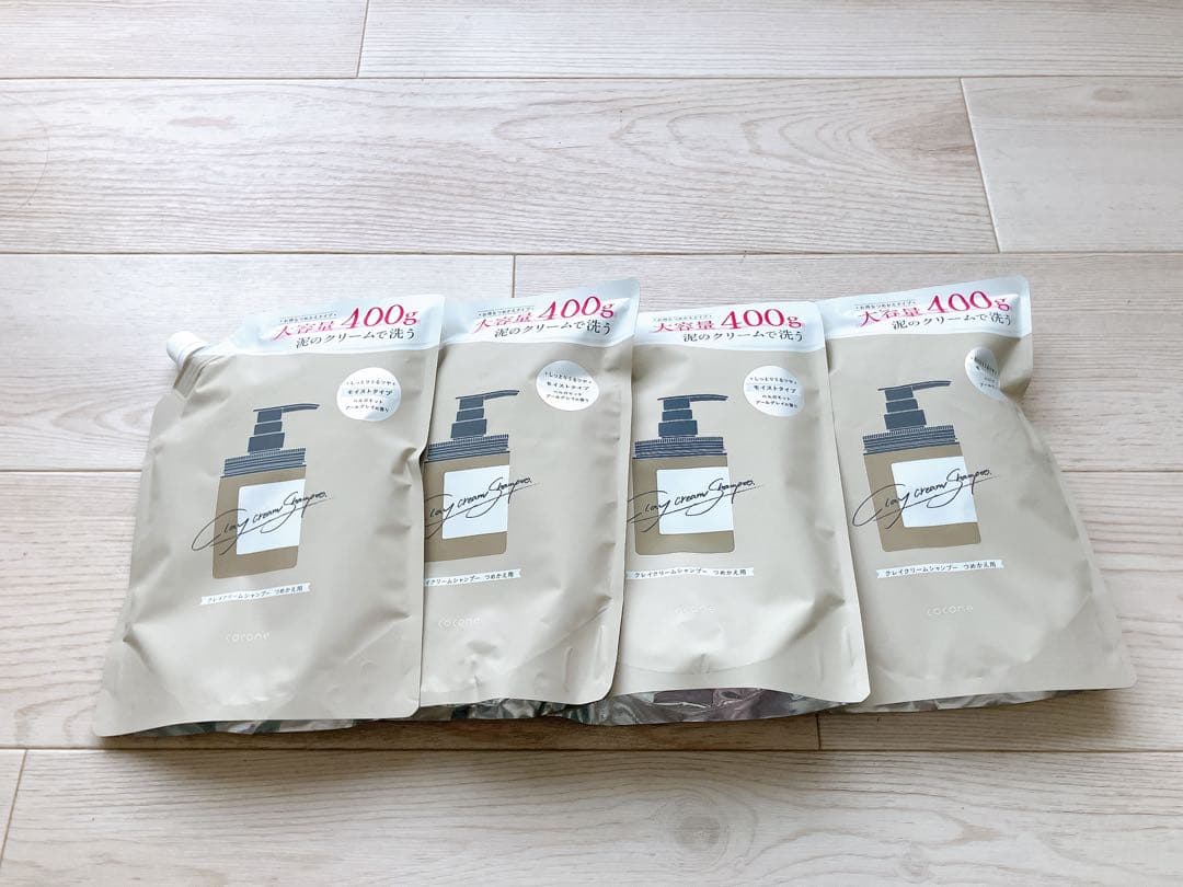 未開封　はぐくみプラス 詰め替えcocone クレイクリームシャンプー 400g