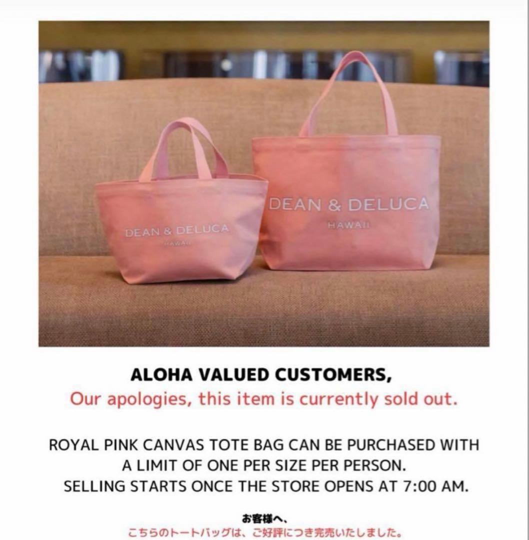 DEAN&DELUCA ディーンアンドデルーカエコバッグ　Hawaiiハワイ限定