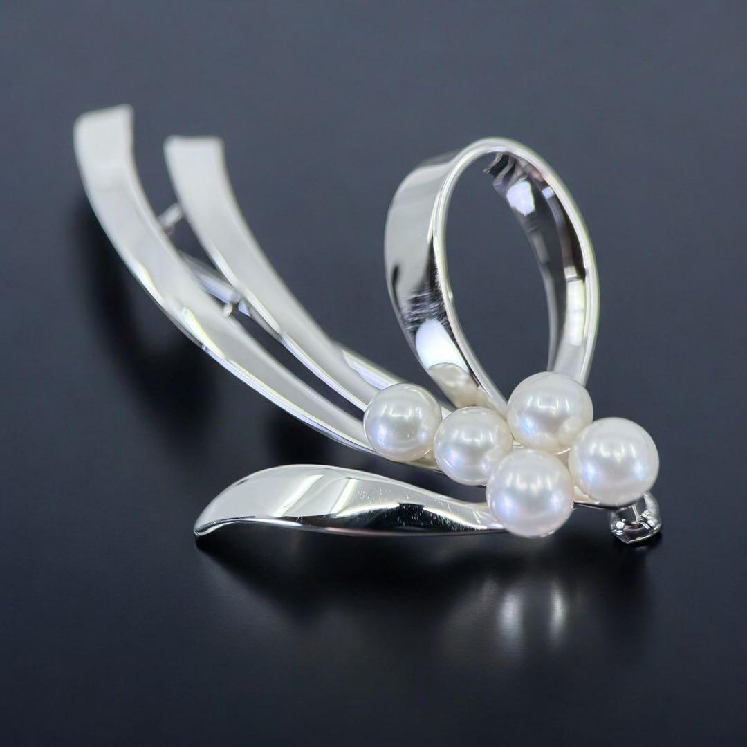 【未使用保管品】ミキモト アコヤ　本真珠　パール　ブローチ　コサージュ