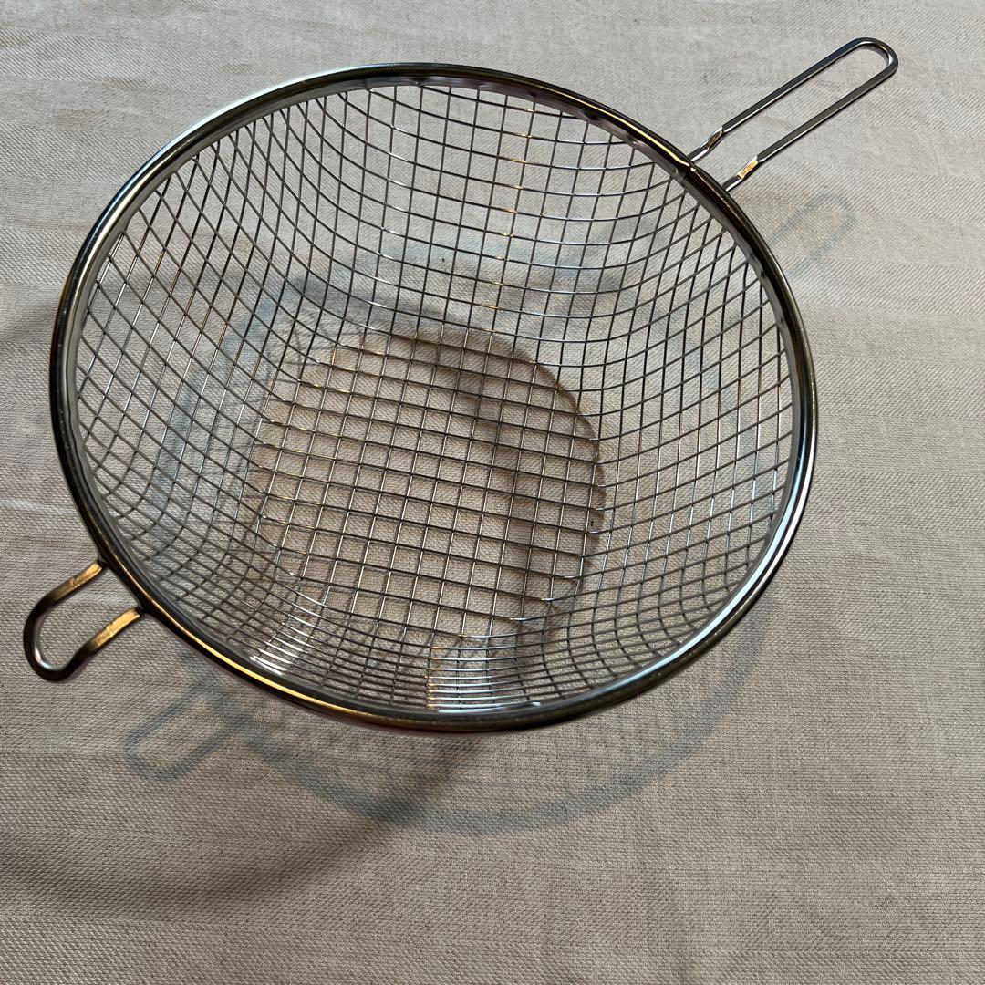 有元葉子　ラバーゼ　 la base 揚げ鍋 + 揚げかご 2点セット 22cm