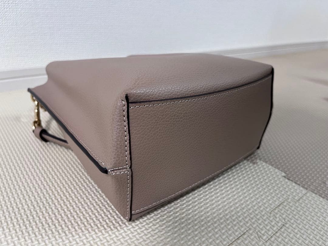 極美品　バケットバッグ ショルダーバッグ　ハンドバッグ2way バイカラー