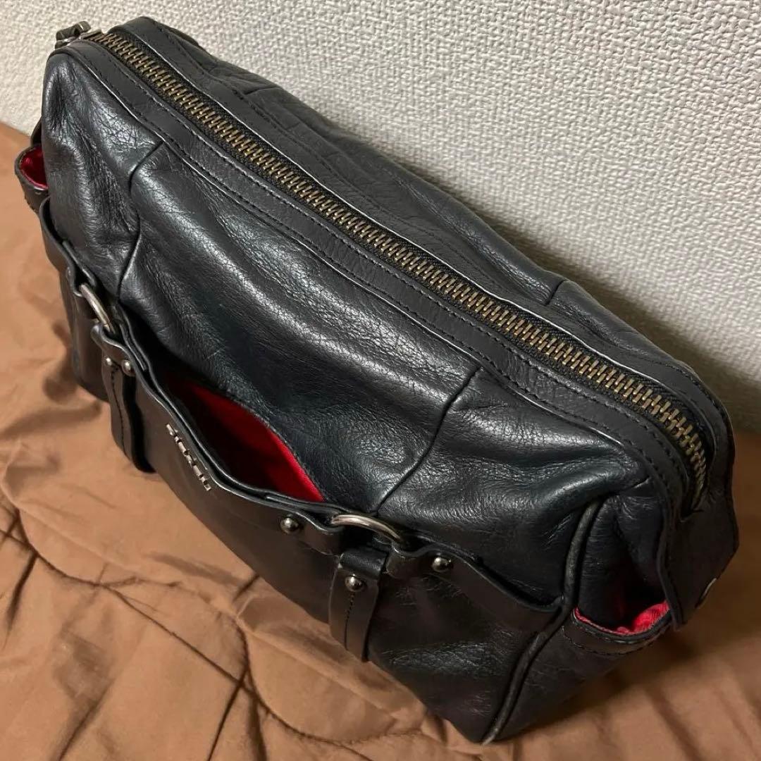 【希少美品】DIESEL ディーゼル 本革 レザー 2way ハンド ショルダー