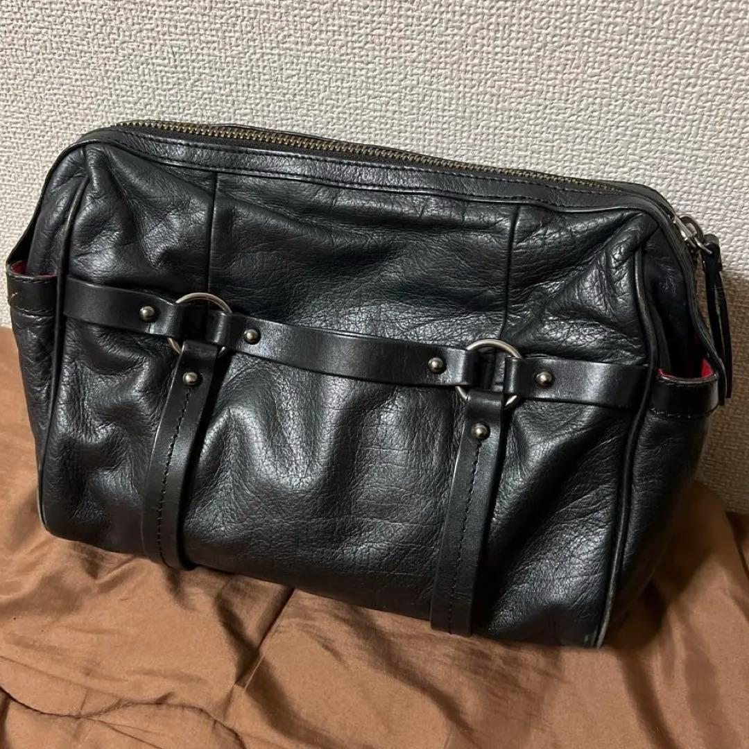 【希少美品】DIESEL ディーゼル 本革 レザー 2way ハンド ショルダー