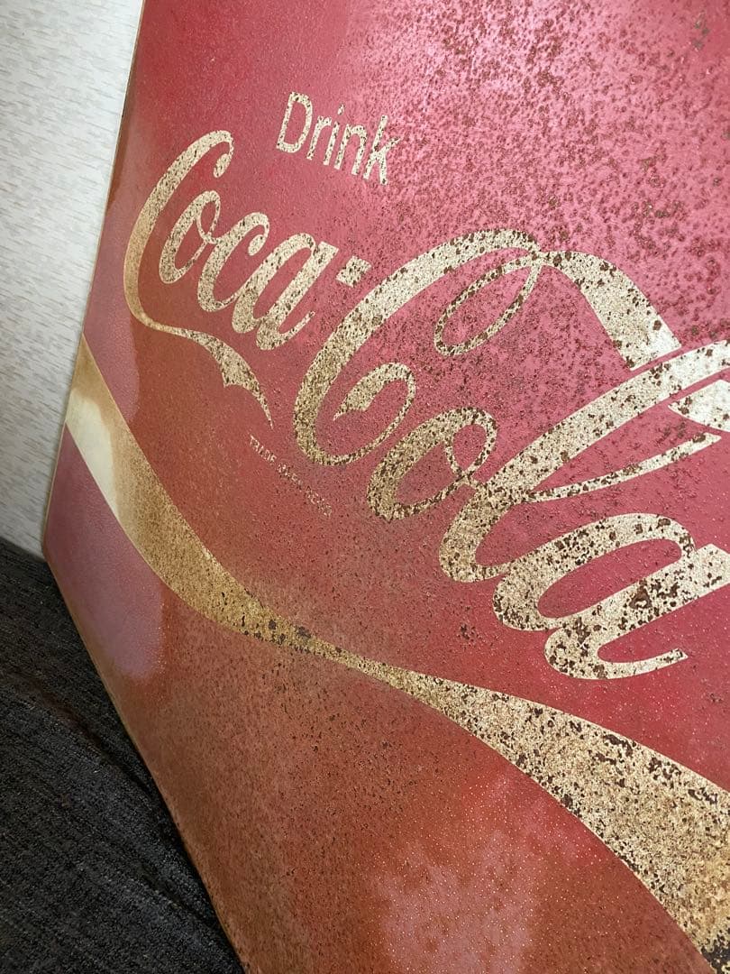 コカコーラ　特大看板　ブリキ　コレクション　商店　ヴィンテージ　昭和レトロ