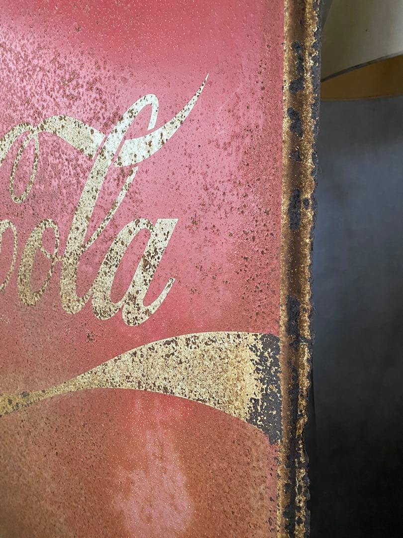 コカコーラ　特大看板　ブリキ　コレクション　商店　ヴィンテージ　昭和レトロ