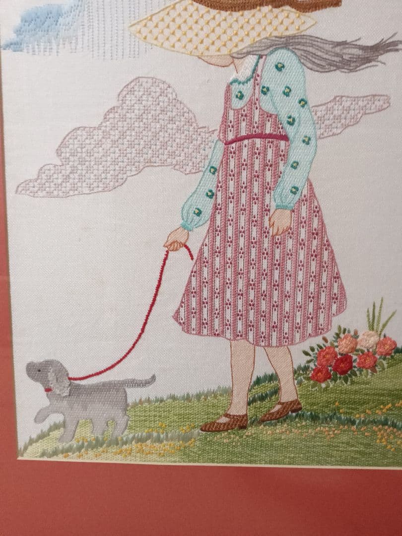 戸塚刺繡　女の子の額