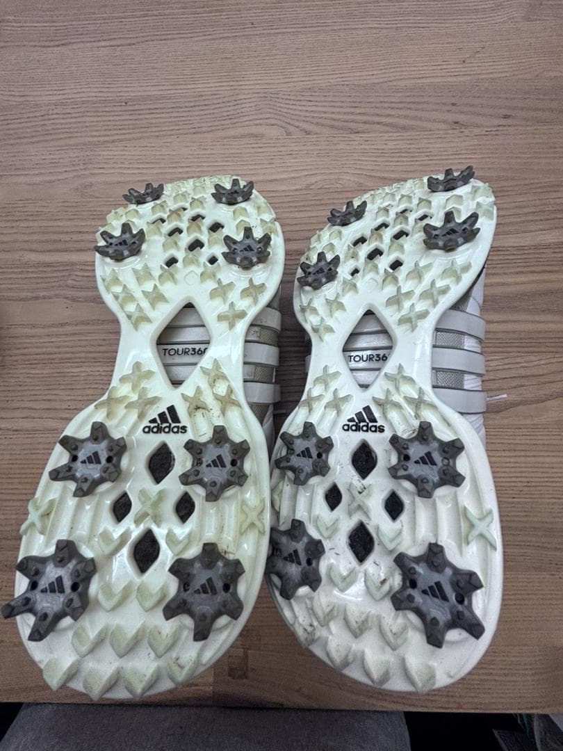 adidas ゴルフシューズ ホワイト 27.5cm