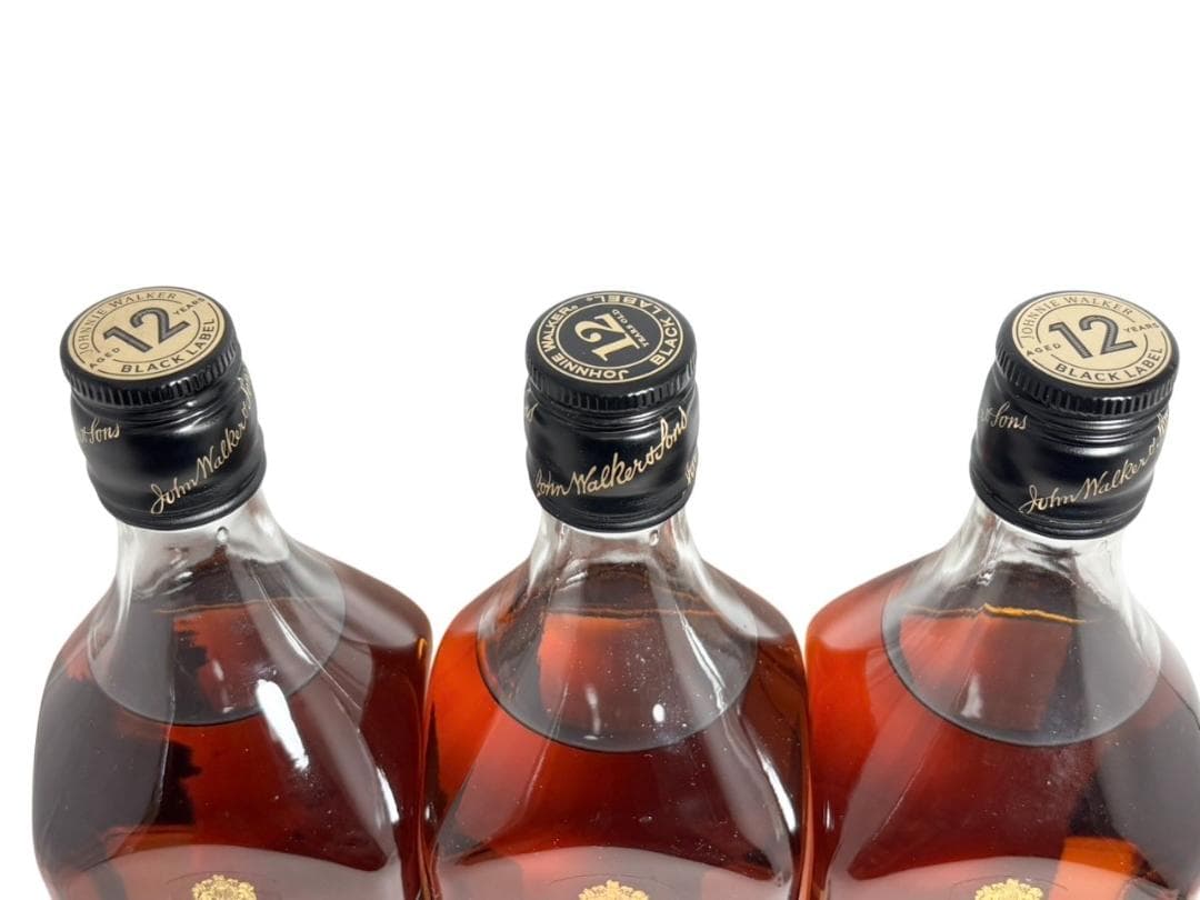 ジョニーウォーカー ウイスキー 12年 1,000ml × 3本セット