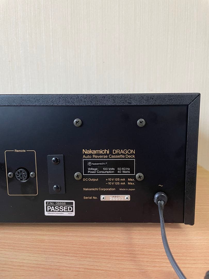 【メンテナンス品】 Nakamichi ナカミチ 3ヘッドカセットデッキ