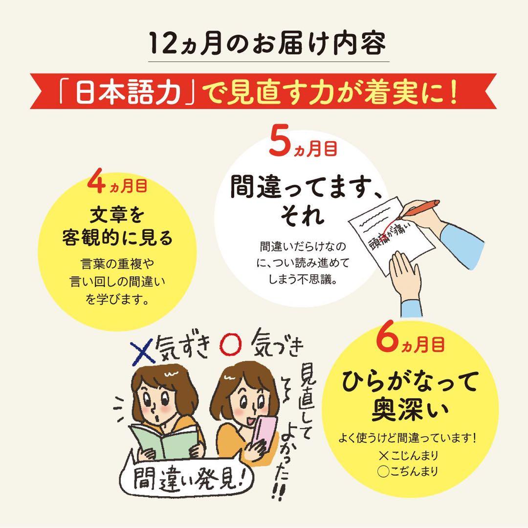 フェリシモ 校閲のプロに教わる 日本語力に自信がつくプログラム全巻　ミニツク