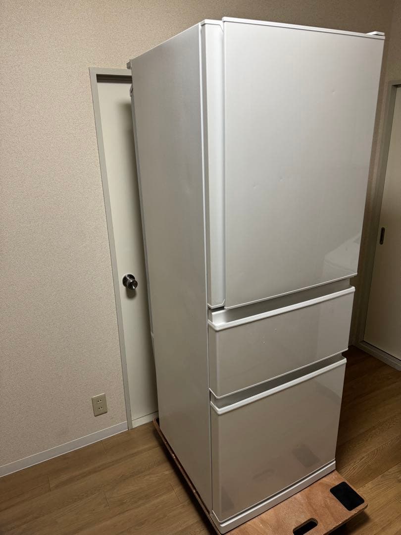 三菱　冷蔵庫　2022年製　右開き　自動製氷　3ドア　家庭向け