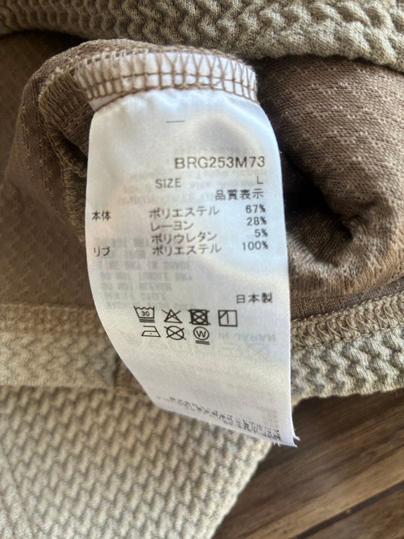 ブリーフィング ゴルフ モックシャツ サーマル 保温性 BRG253M73