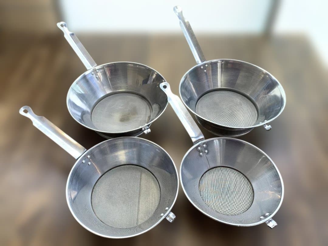 ステンレス製 寸胴鍋 キッチンポット６個＋油こし４個 セット 厨房 業務用