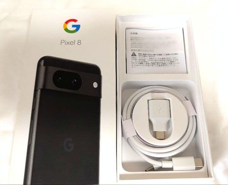 【美品】Google Pixel 8 256GB Obsidian