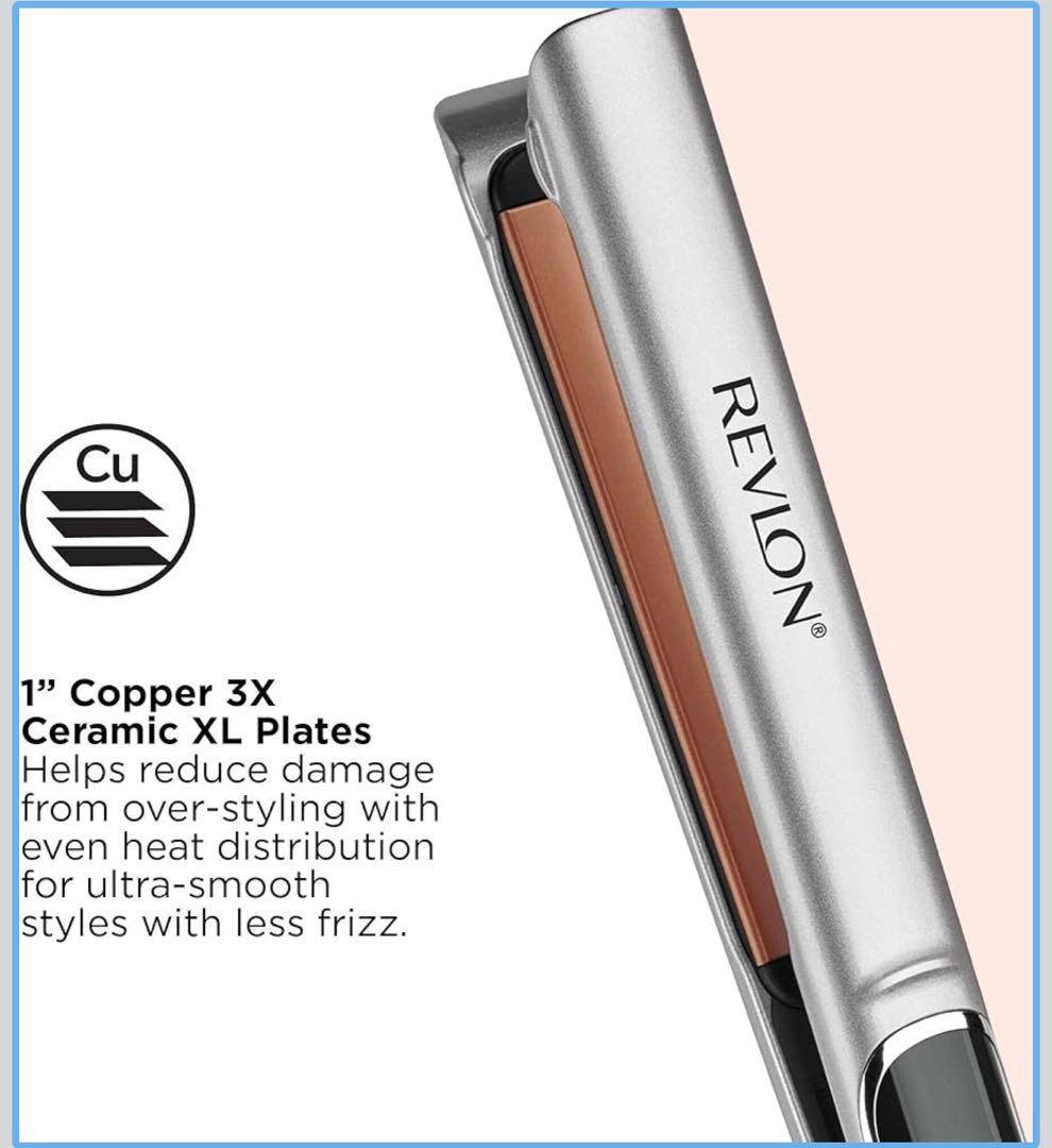 【美品】REVLON ストレートヘアアイロン 1インチ