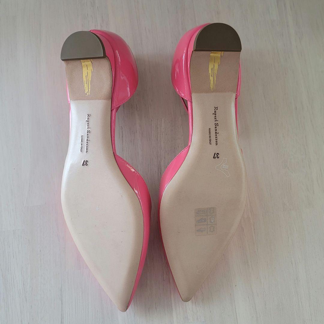 【美品】RupertSanderson ルパートサンダーソンポインテッドシューズ