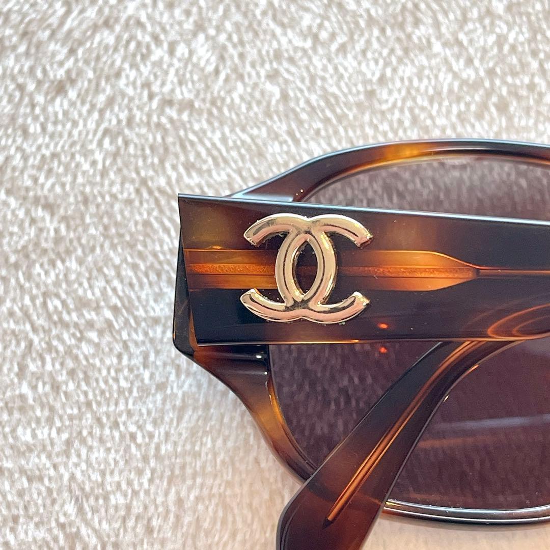 MM6050♦︎CHANEL サングラス♦︎ロゴ♦︎ブラウン♦︎レディース