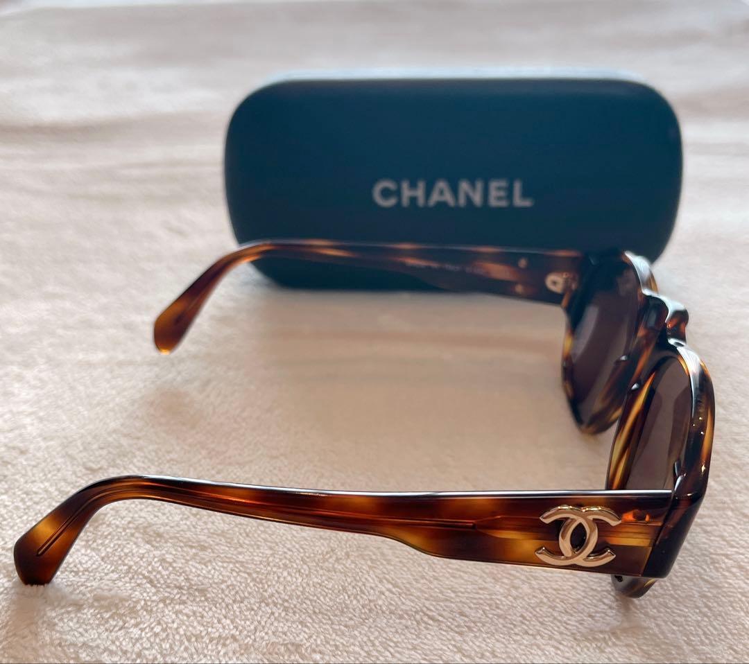 MM6050♦︎CHANEL サングラス♦︎ロゴ♦︎ブラウン♦︎レディース