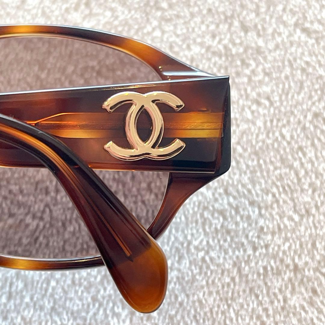 MM6050♦︎CHANEL サングラス♦︎ロゴ♦︎ブラウン♦︎レディース