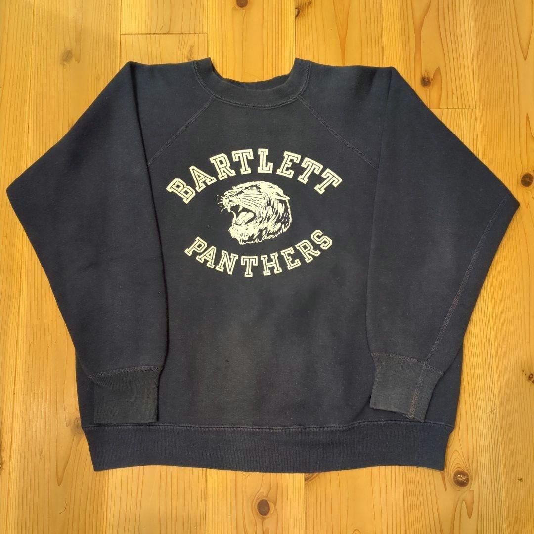 【希少】60s ビンテージスウェット 　ネイビー　茄子紺　グッドコンディション