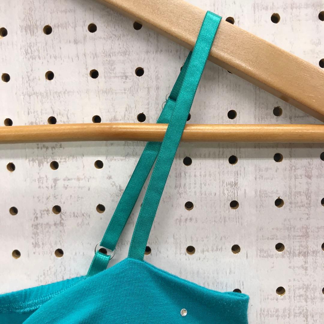 Y2K 平成 ギャル 古着 CECIL Mc BEE ラインストーンドットキャミ