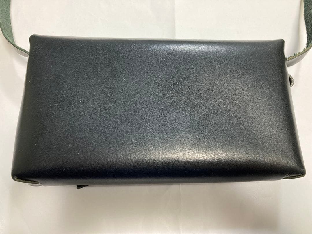 【美品】所作 ブライドルレザー ショルダーバッグ 鞄 ブラック 所作長財布おまけ