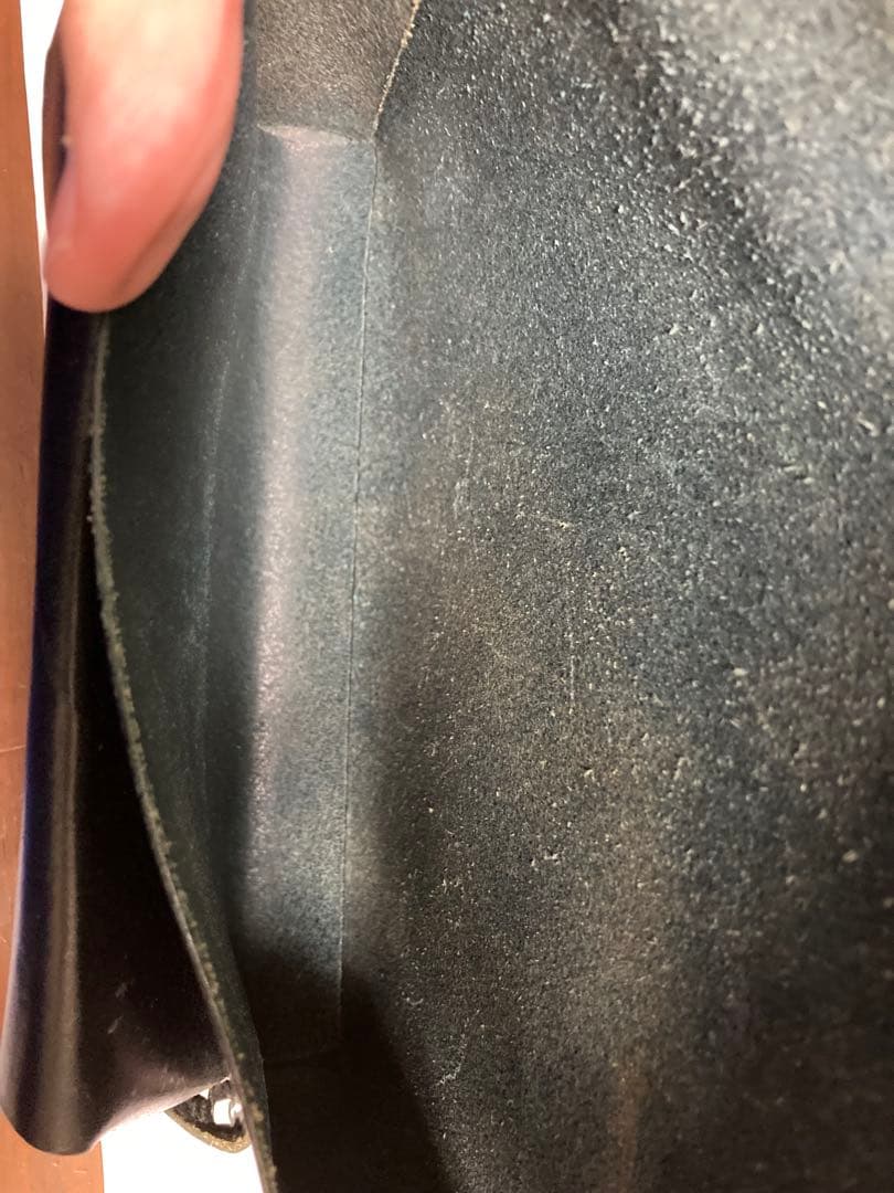 【美品】所作 ブライドルレザー ショルダーバッグ 鞄 ブラック 所作長財布おまけ