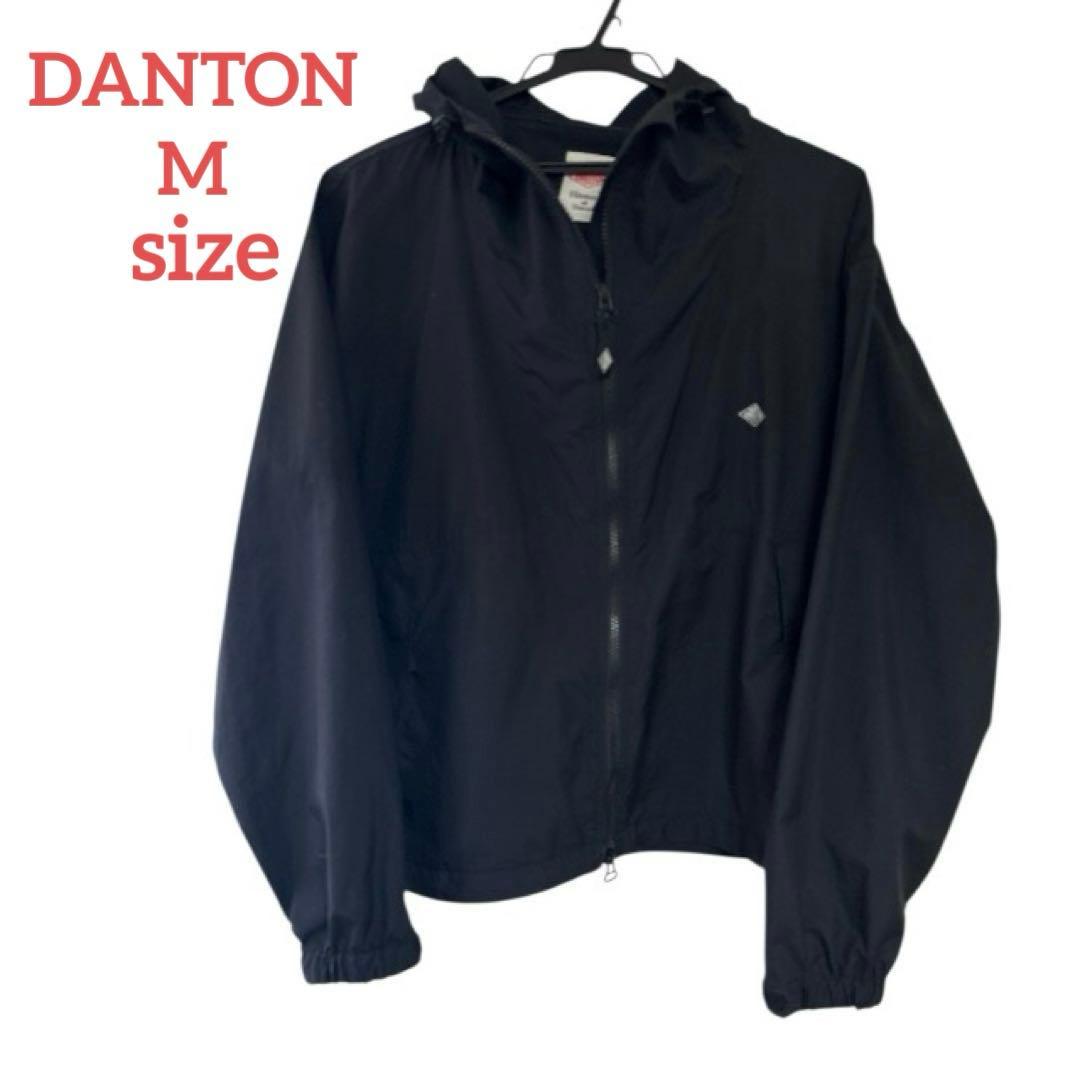 DANTON フーデットショートジャケット　ブラック　M