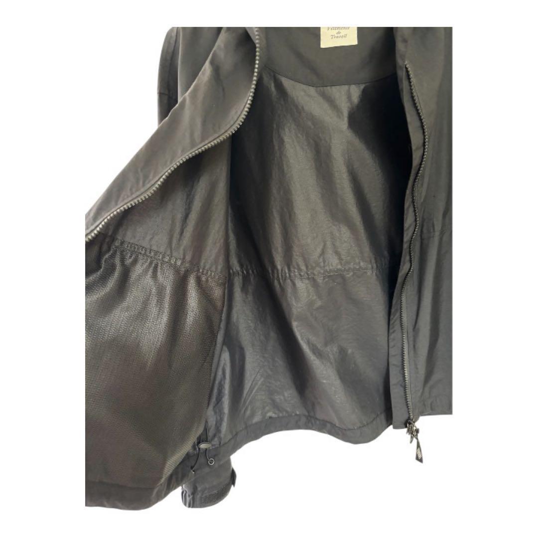 DANTON フーデットショートジャケット　ブラック　M