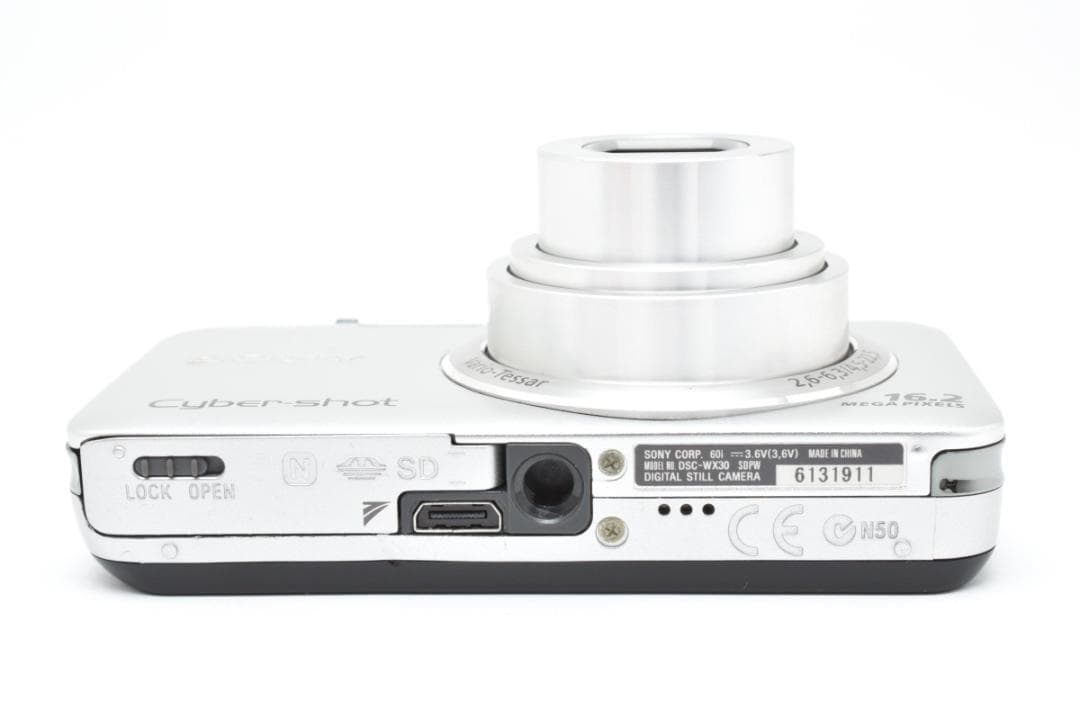 【美品】SONY Cyber-shot DSC-WX30 シルバー　動作確認済