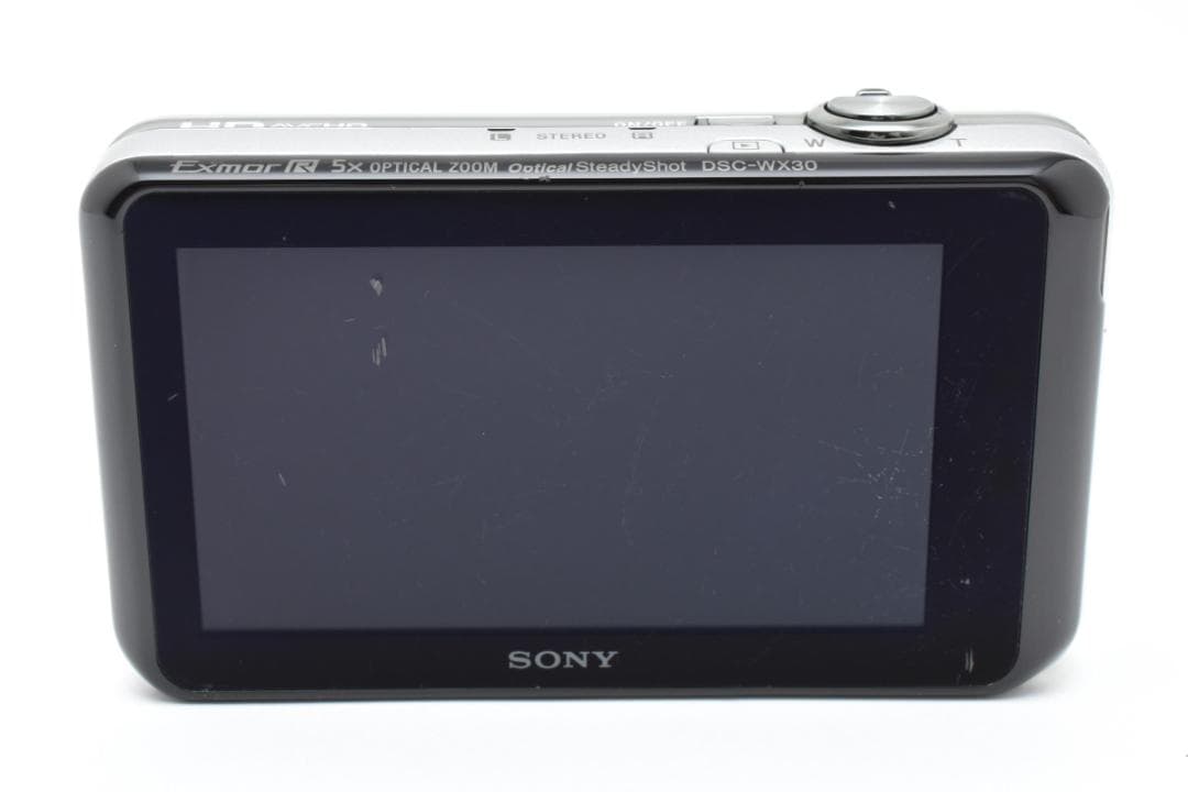 【美品】SONY Cyber-shot DSC-WX30 シルバー　動作確認済