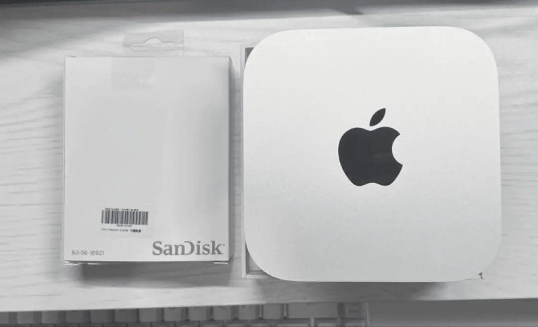 美品M4 Mac mini 16GB 256GBSSD ➕1TBSSD付き!