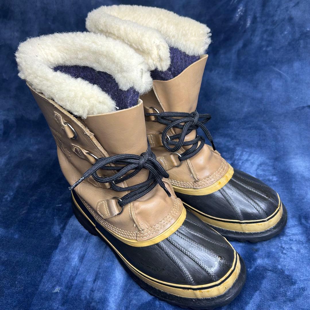 激レア SOREL ソレル CARIBOU カナダ製　メイプルロゴ