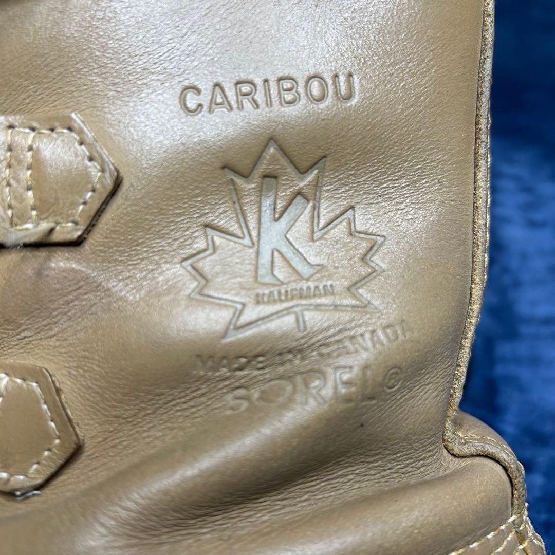 激レア SOREL ソレル CARIBOU カナダ製　メイプルロゴ