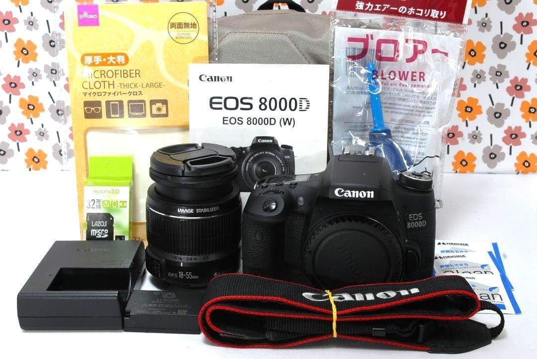 ❤Canon 8000D❤Wi-Fi搭載で簡単スマホ転送❤カメラバック付き❤