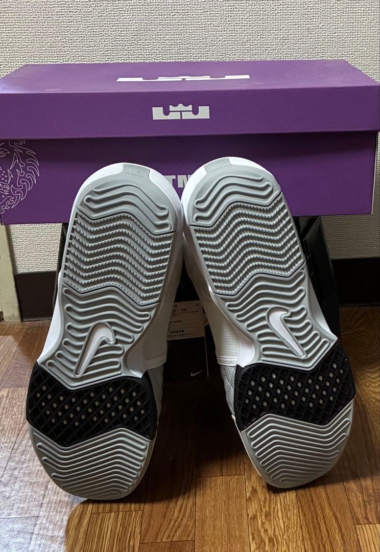 【新品タグ箱付】ナイキ レブロン ウィットネス8ライトスモークグレー