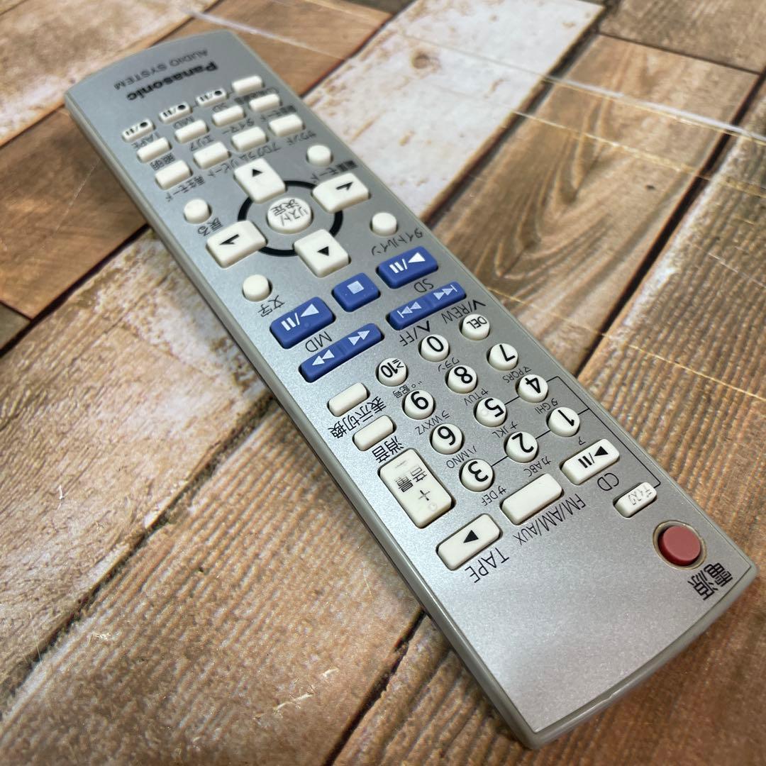 #836 Panasonic SA-PM730SD MD/CD/カセット コンポ