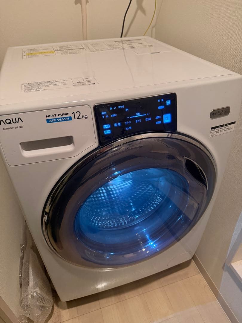 AQUA ドラム式洗濯機 12kg ヒートポンプ式定価21.3万