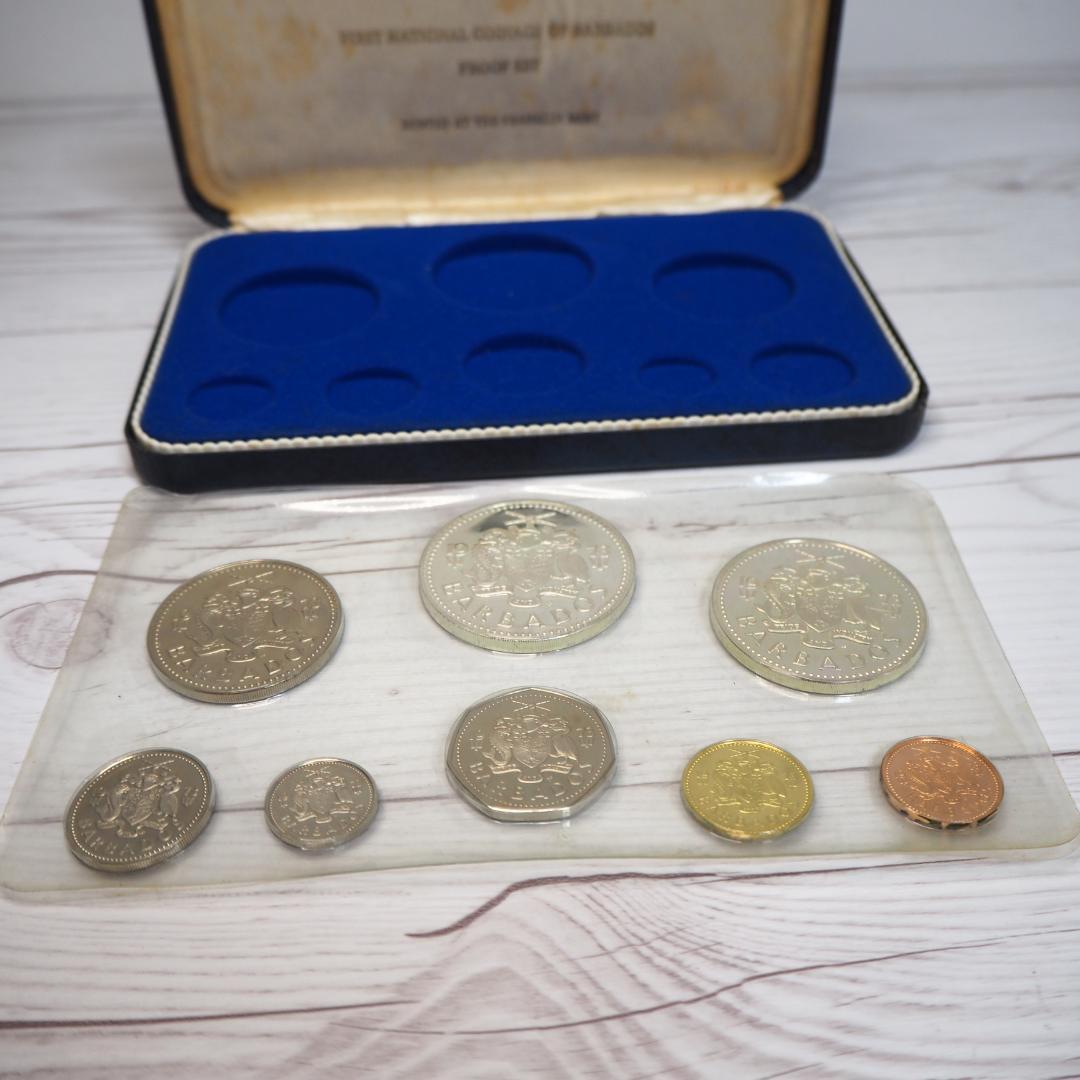 フランクリンミント バルバドス島 1973年 公式貨幣セット プルーフセット