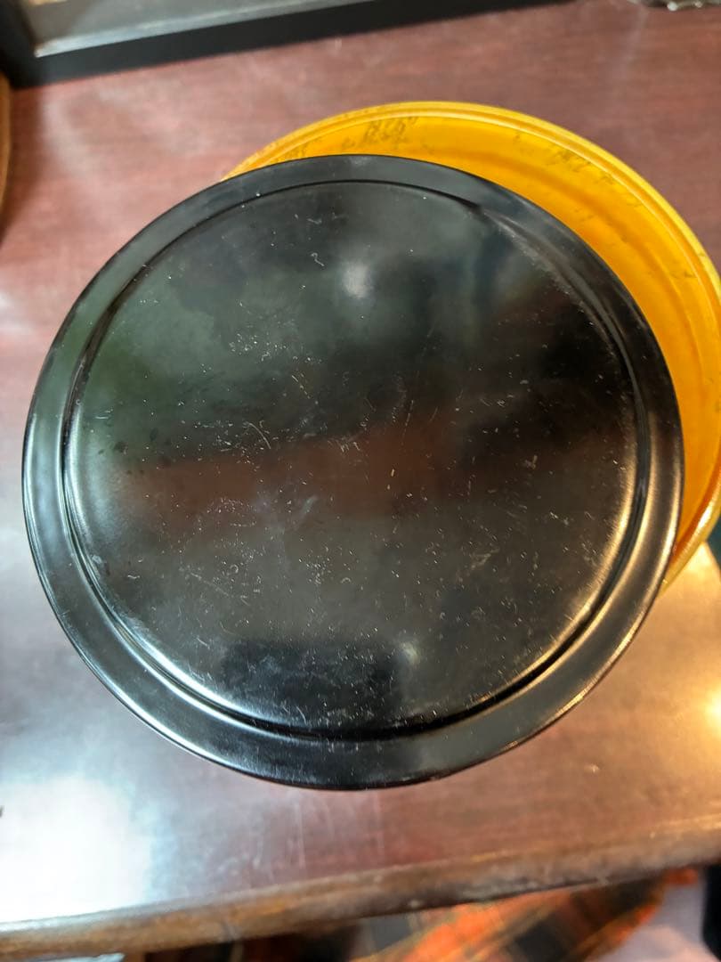 茶道具　ガラス　水指　共箱無し　傷無し　黄色