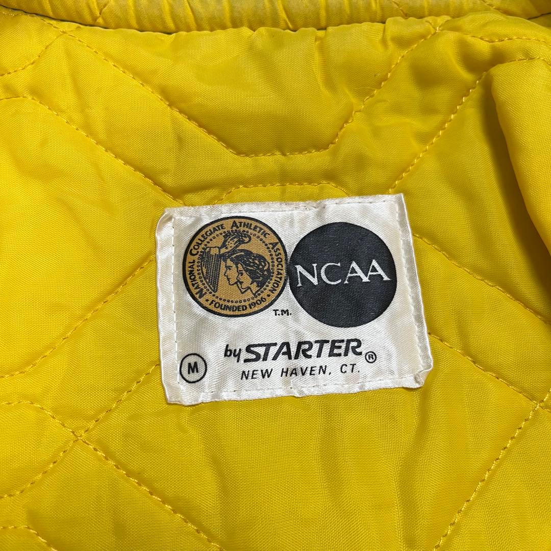 80s STARTER ピッツバーグ大学 サテンスタジャン カレッジ刺繍ロゴ
