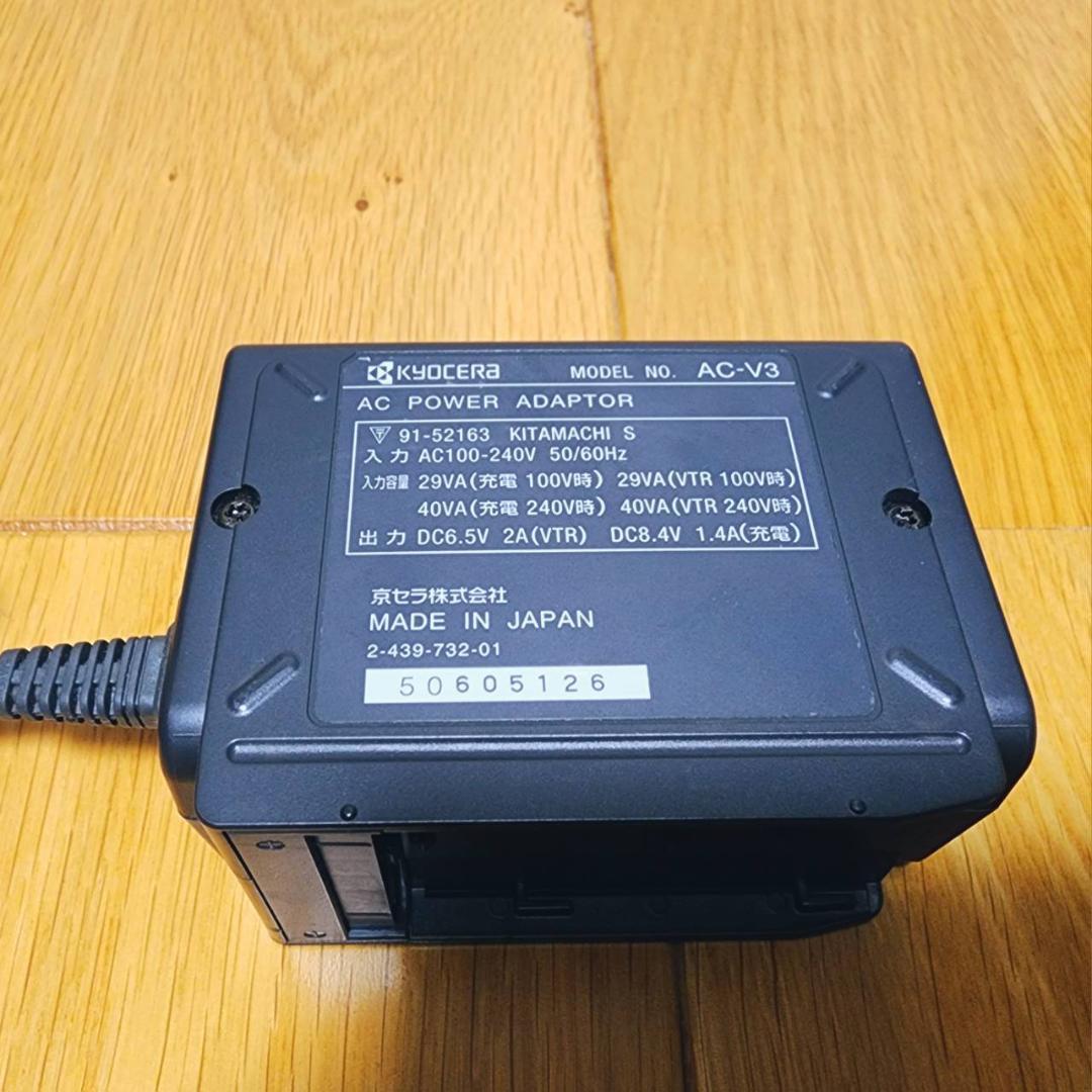 【動作確認済】高画質 8ミリ Hi8 SONY 京セラ ビデオカメラ セット