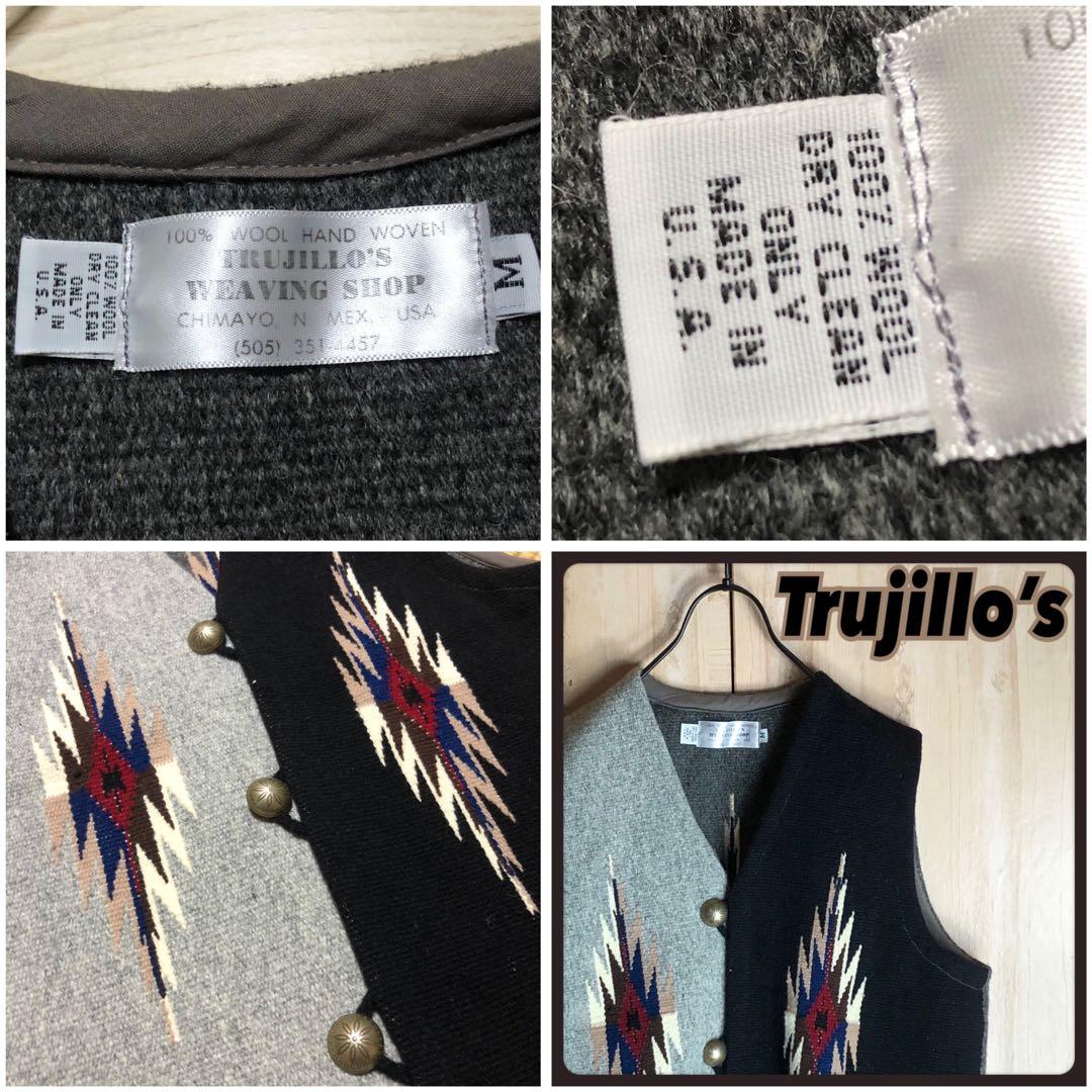 Trujillo’s トルフィリオス チマヨ ベスト コンチョボタン付き 希少