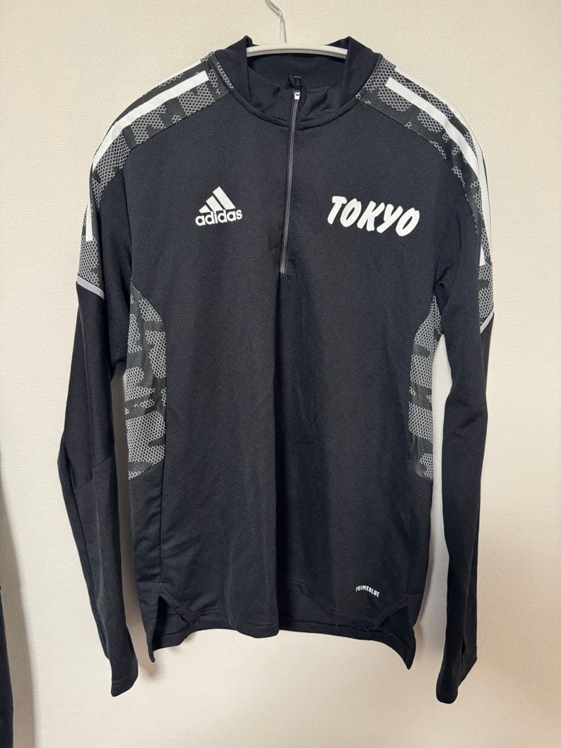 【非売品】国体 東京代表 選手支給 アディダス ジャージ 上下セット M/L