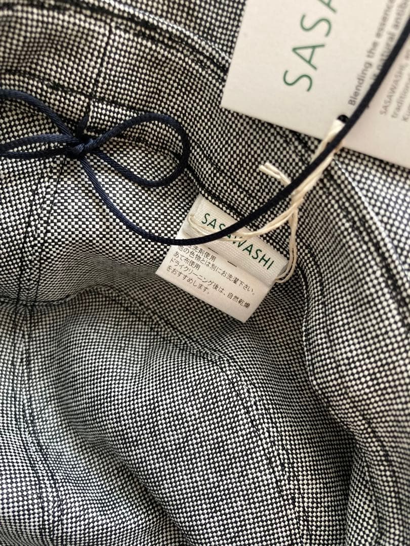 新品　未使用　ささ和紙　帽子　SASAWASHI ハット　タグ付き