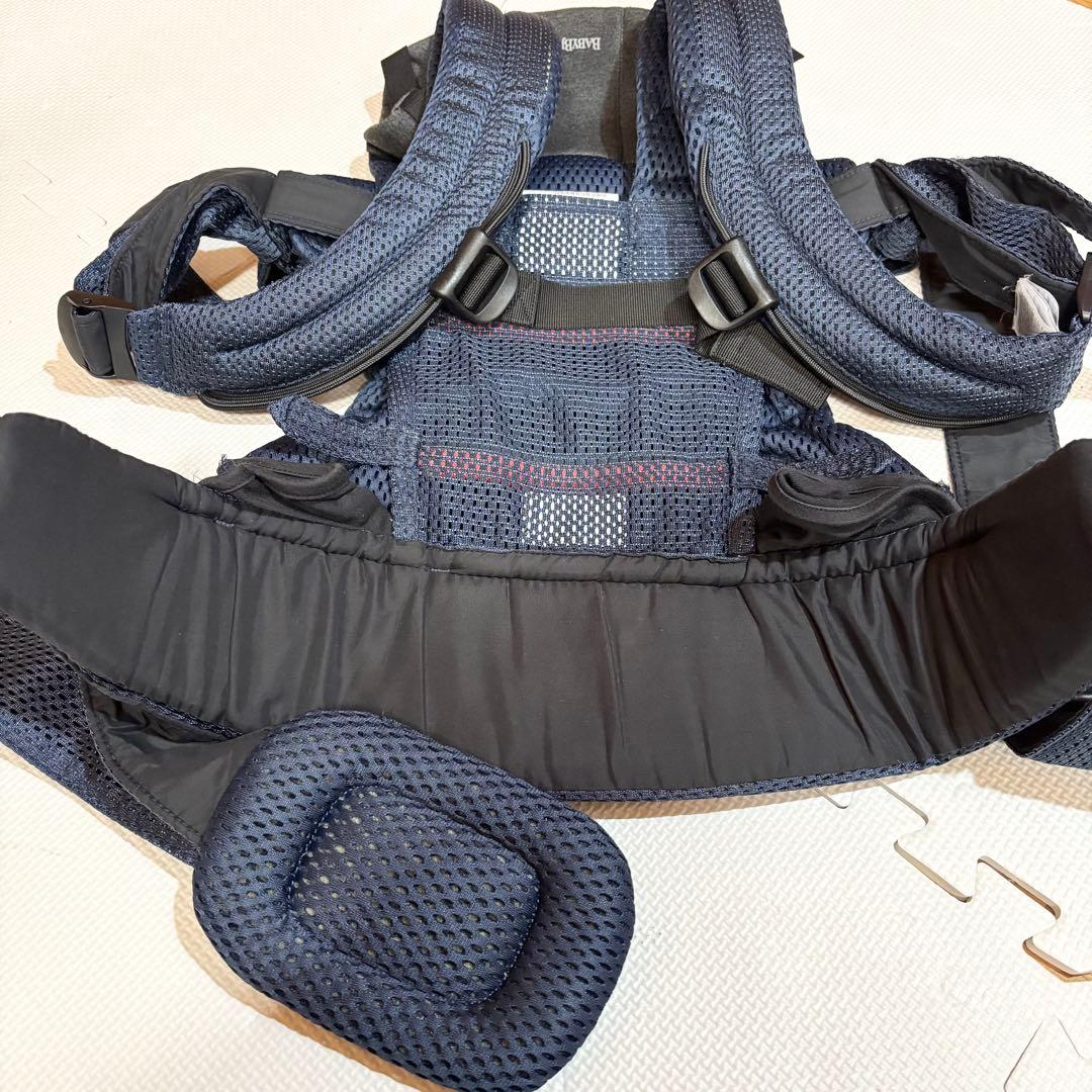 【美品】BABYBJÖRN HARMONY ネイビーブルー 抱っこ紐