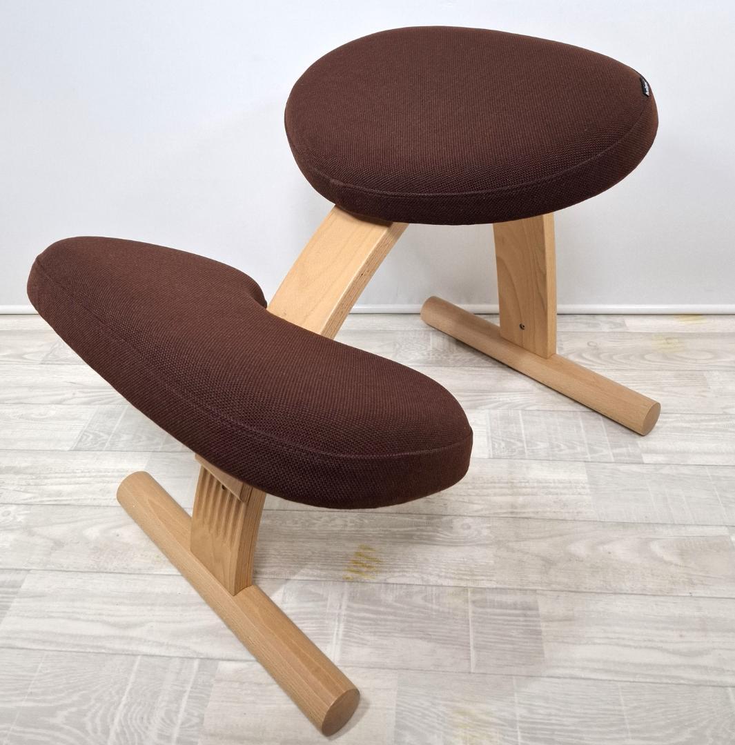 美品！★サカモトハウス★バランスチェア バランスイージー★専用カバー付★リボ社