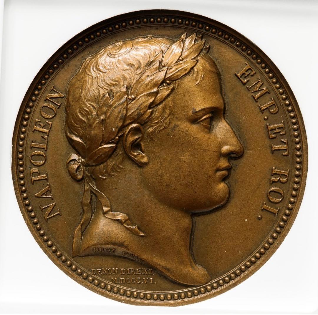 廉価出品❗️ナポレオン1世　ライン河渡河　ブロンズメダル
