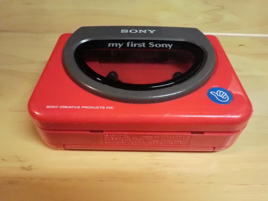 SONY my first Sony カセットプレーヤー レッド