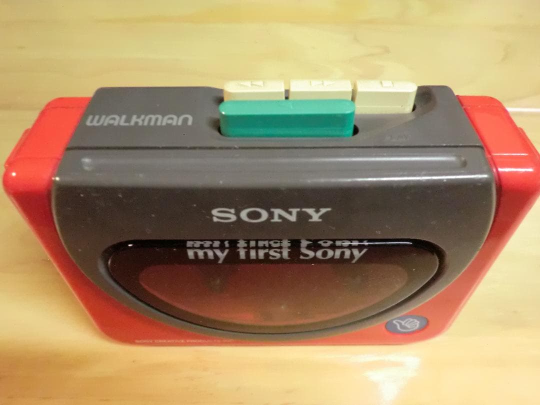 SONY my first Sony カセットプレーヤー レッド